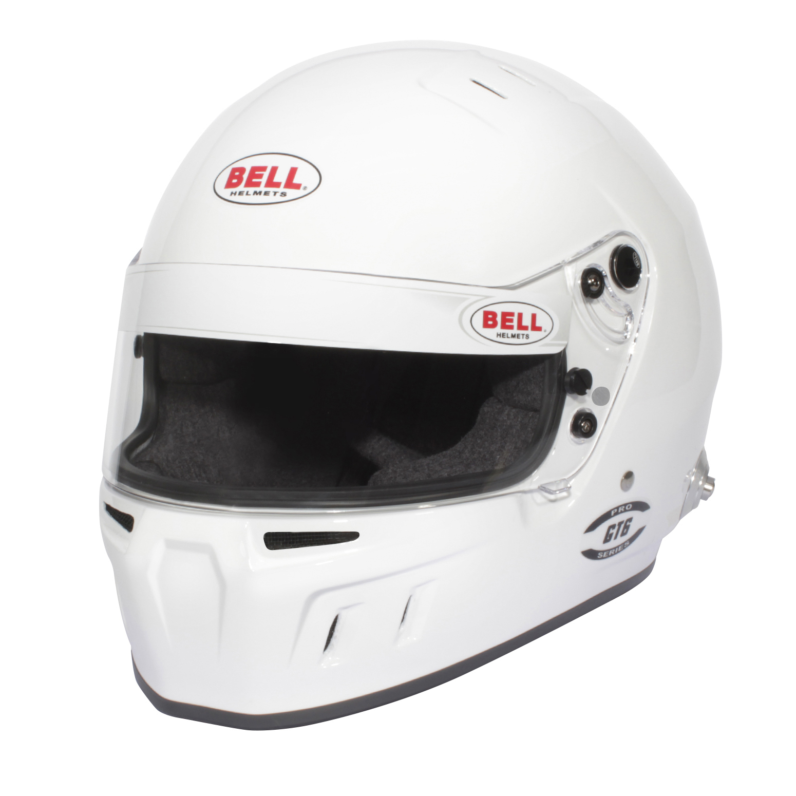 Casque intégral Bell GT6 Pro blanc homologué FIA 8859-2024