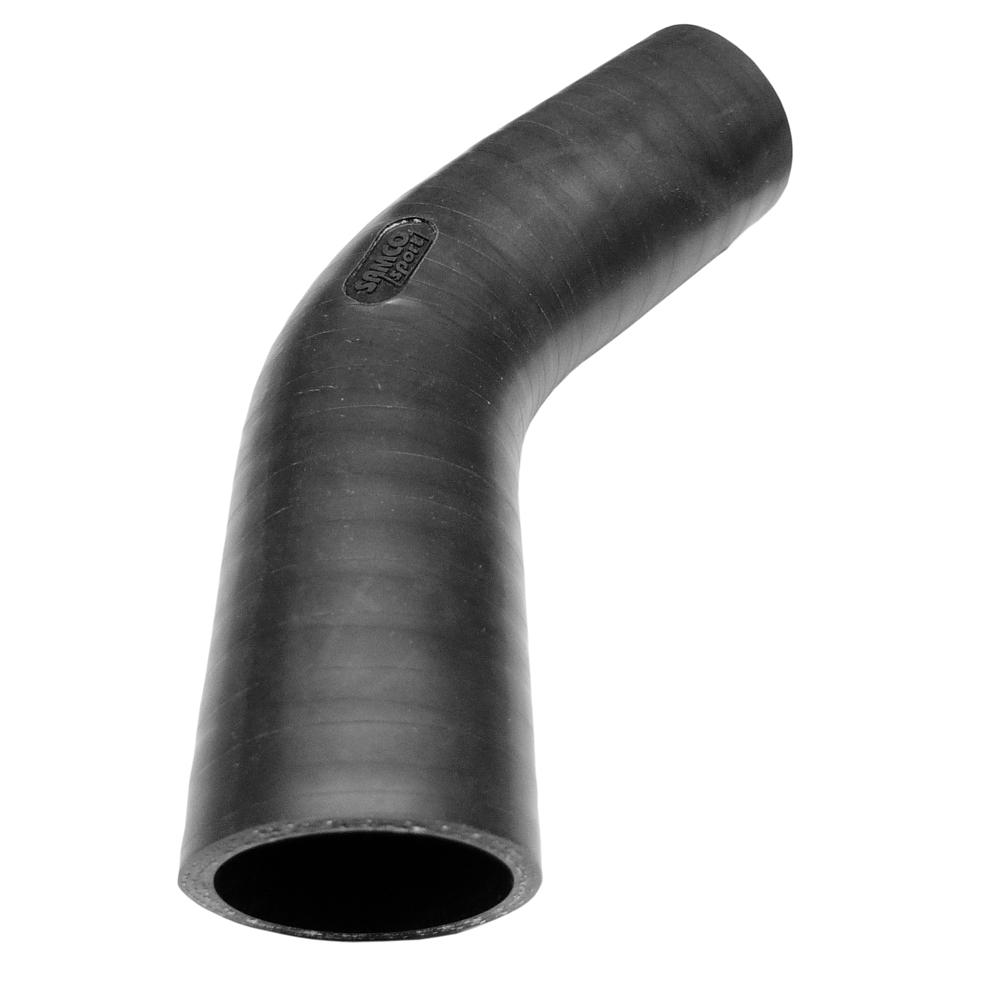 Classique 16mm de Samco coude noir de tuyau de Matt de 45 degrés