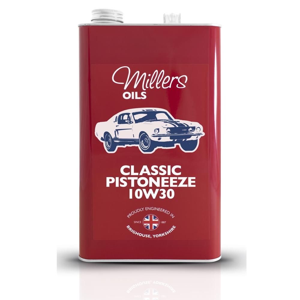 Huile semi-synthétique Pistoneeze 10W30 de Millers Classic (5 litres)