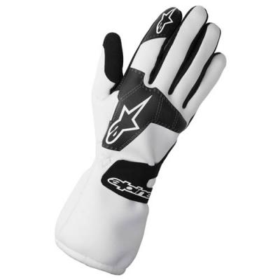 Néo- pro gants d'Alpinestars dans le blanc