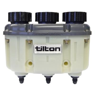 Réservoir de liquide des freins de chambre de Tilton 3 avec des sorties de -4JIC