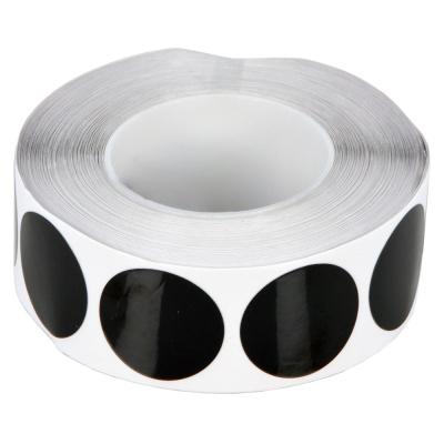 Disques auto-adhésifs en feuille noire - 45 mm de diamètre