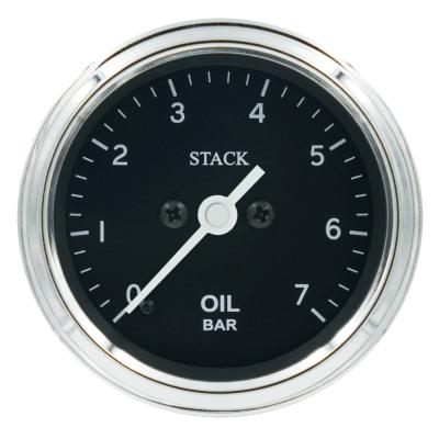 Stack Classic Manomètre de pression d'huile 0-7 Bar